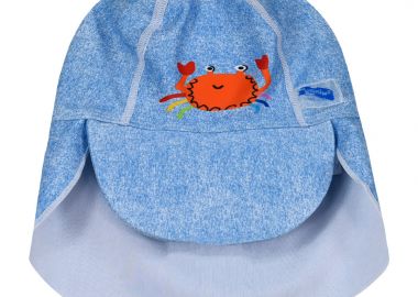 Παιδικό καπέλο μαγιό με αντηλιακή προστασία για αγόρι | ΜΠΛΕ - Energiers - 